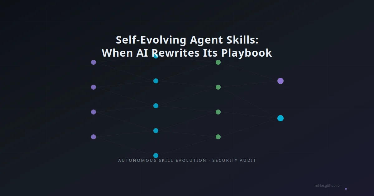 Self-Evolving Agent Skills cover