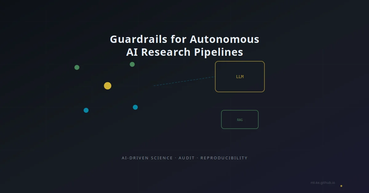Guardrails for Autonomous AI Research cover