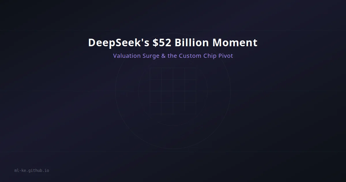 DeepSeek $52B valuation and custom chip development