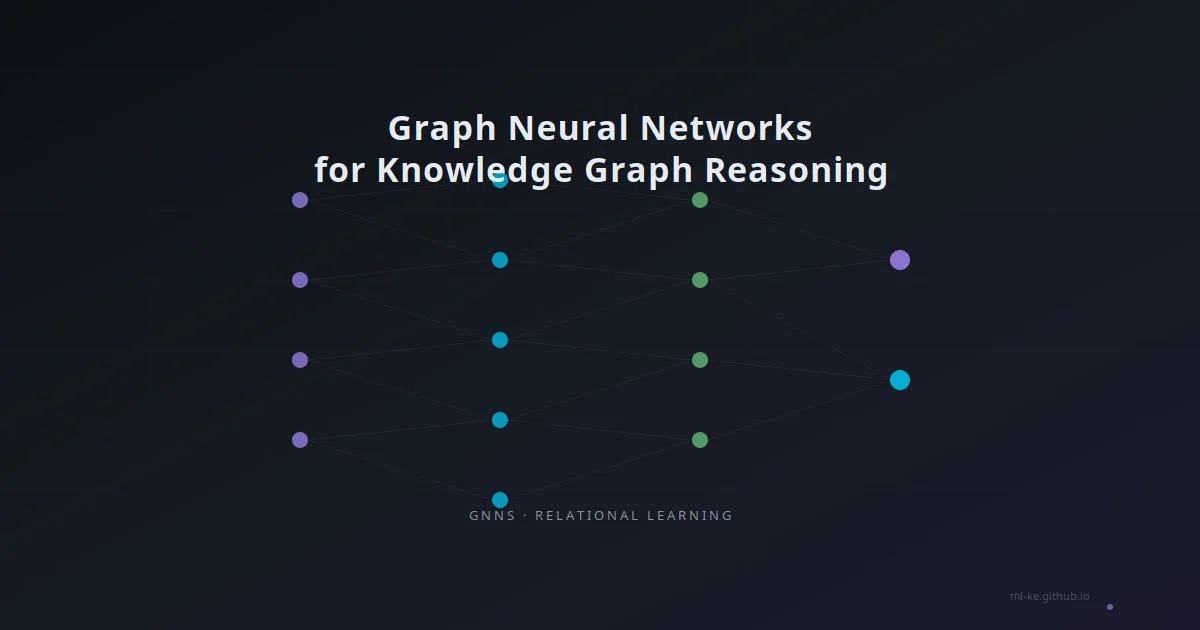 Graph Neural Networks for Knowledge Graph Reasoning