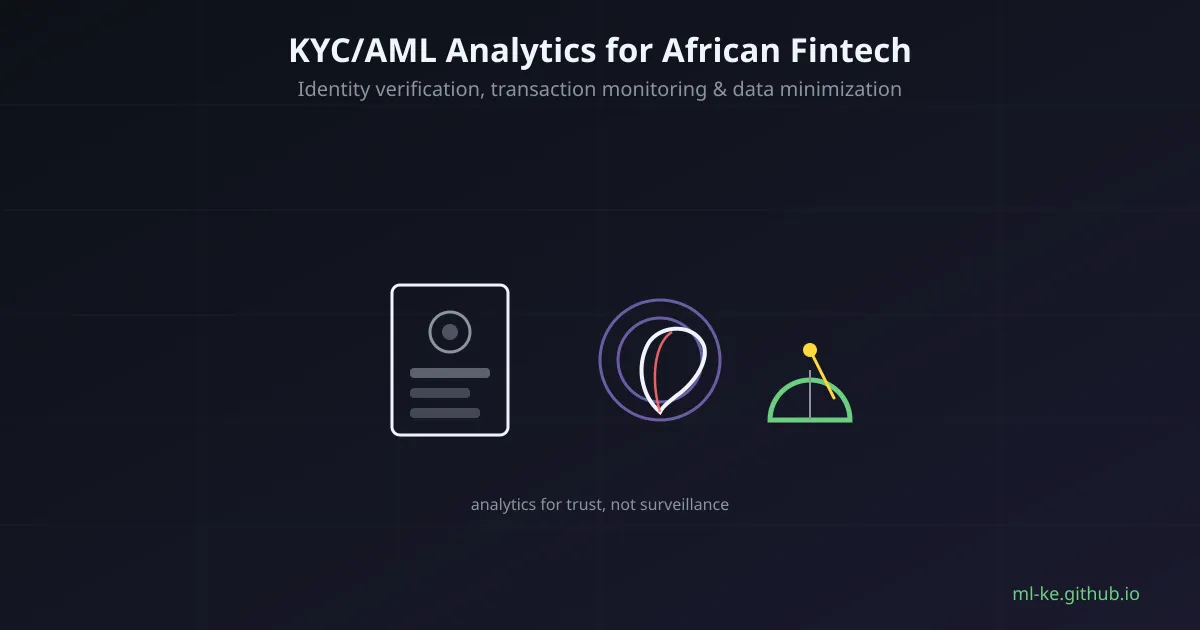 KYC and AML analytics for African fintech