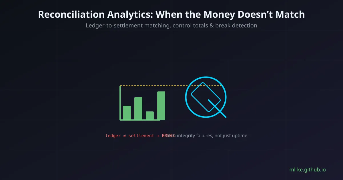 Cover image for reconciliation analytics in fintech